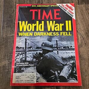 TIME Magazine WWII Special Aug 28 1989 When Darkness Fell 50th Anniversary